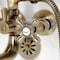 Kingston Brass KS225AB Tub Wall Mount Clawfoot Tub Faucet with Hand Shower, Antique Brass KS225AB - alternate 5